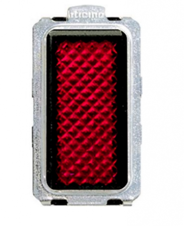 Portalampada Con Diffusore Per Lampade 24V Colore Rosso Bticino Magic-5060R