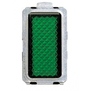 Portalampada Con Diffusore Per Lampade 24V Colore Verde Bticino Magic-5060V