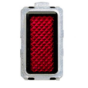 Portalampada Con Diffusore Per Lampade 24V Colore Rosso Bticino Magic-5060R