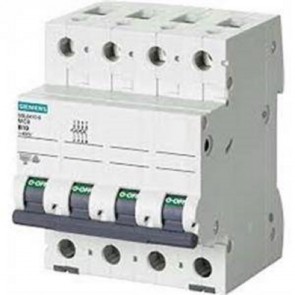 Siemens 5sl6 – Automatico Magnetotermico 400 V 6 KA 4 poli C 10 A 5SL64107BB
